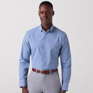 Mizzen+Main Men's Leeward Button Up Dress Shirt Size Medium